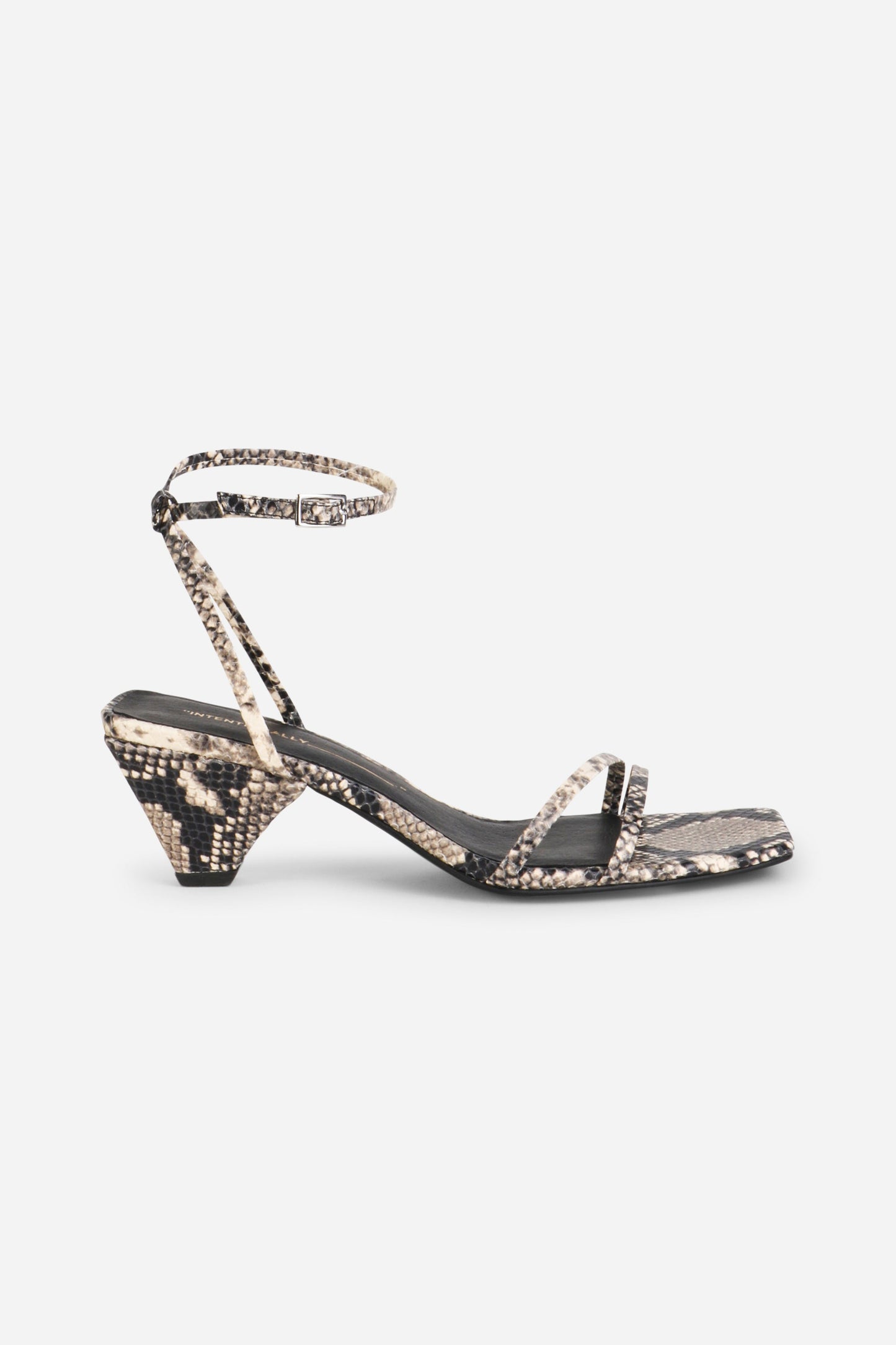 Intentionally Blank PRETTY PLEASE SNAKE EMBOSSED HEEL