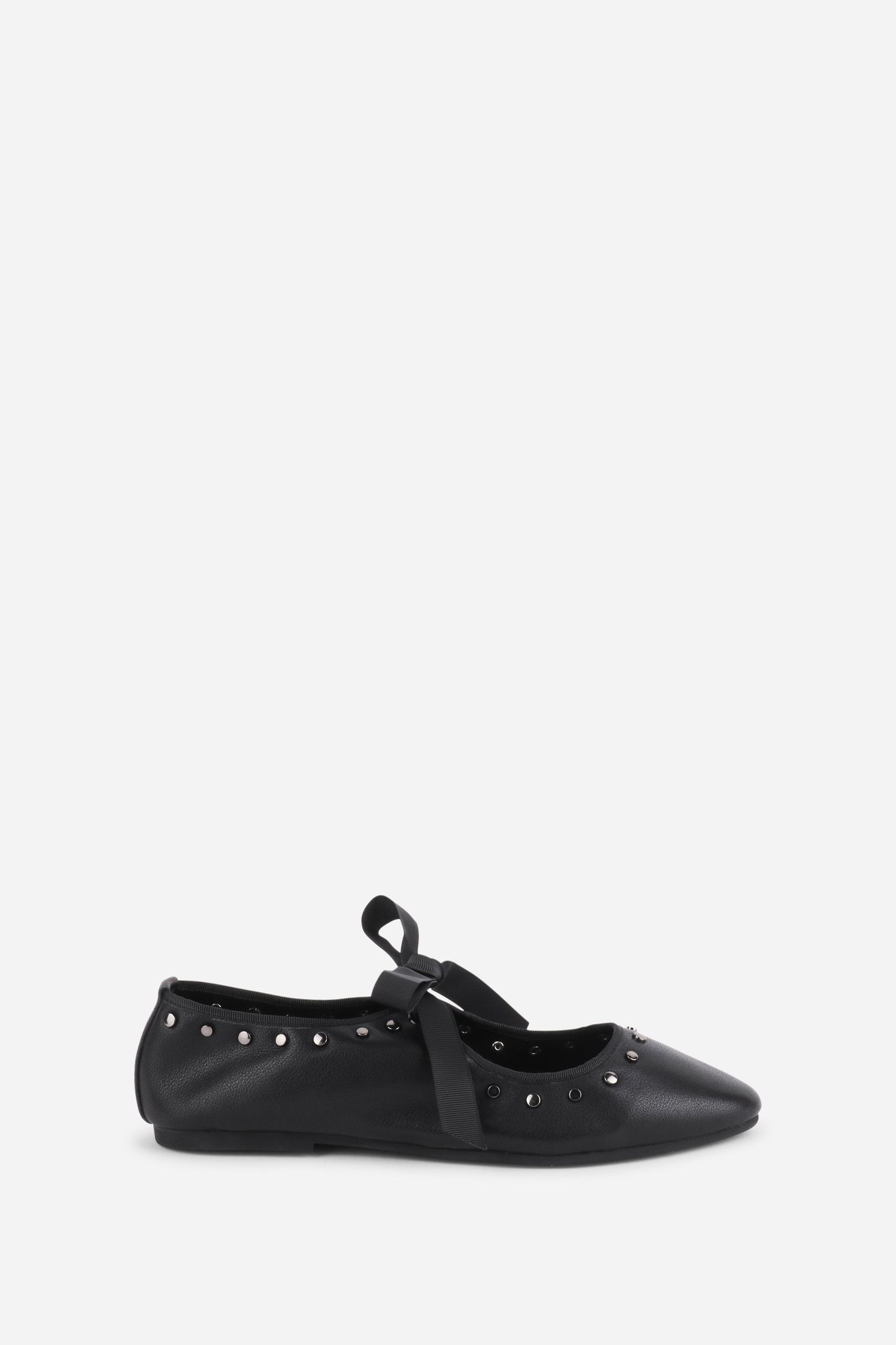 Intentionally Blank PEAK LEATHER BALLET FLAT