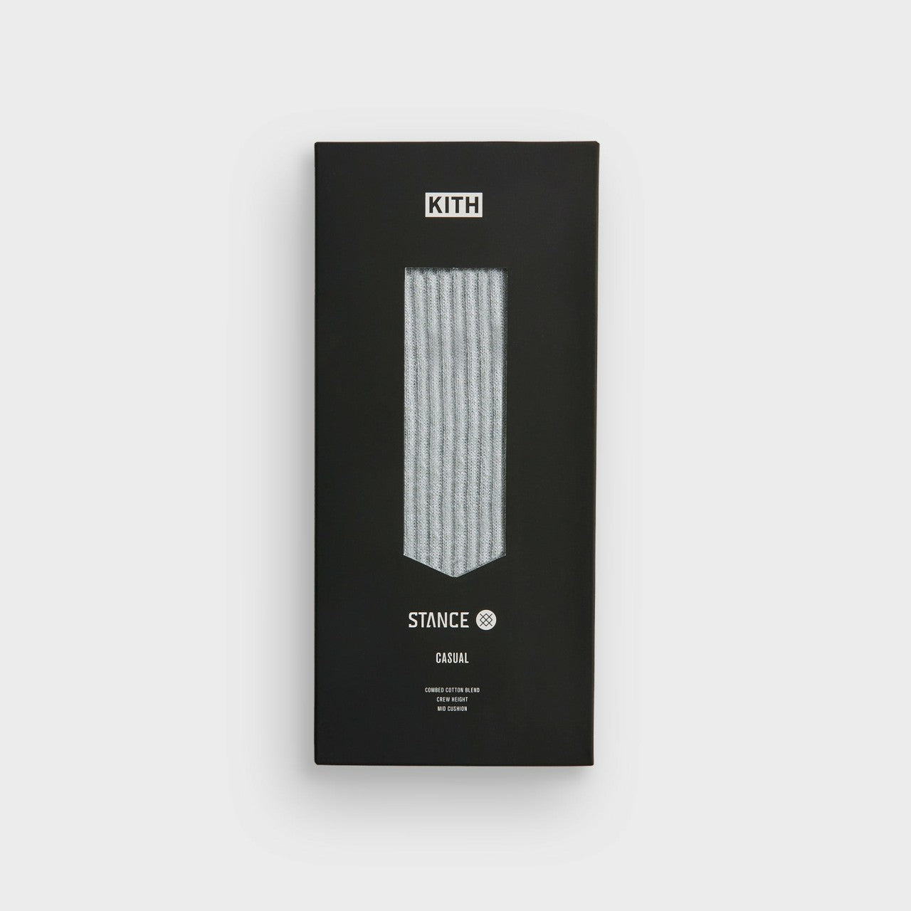 Men Kith Kith Classics for Stance 2.0 Classic Crew Sock - Grey