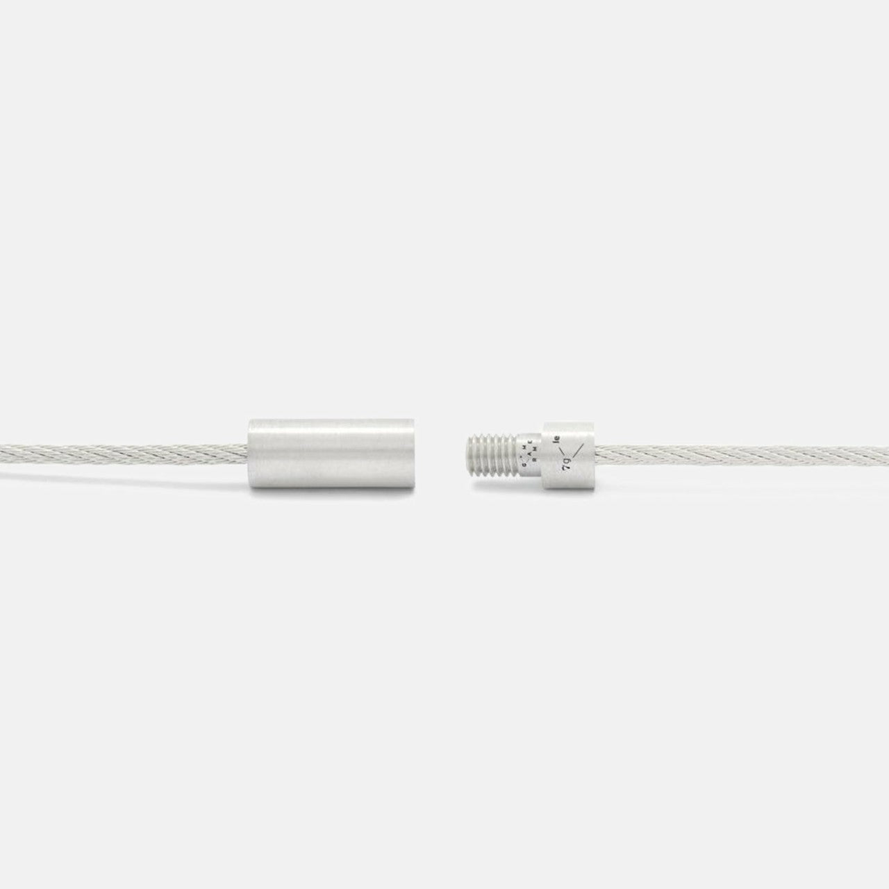 Men|Women Kith Le Gramme 7g Cable Bracelet - Brushed Sterling Silver
