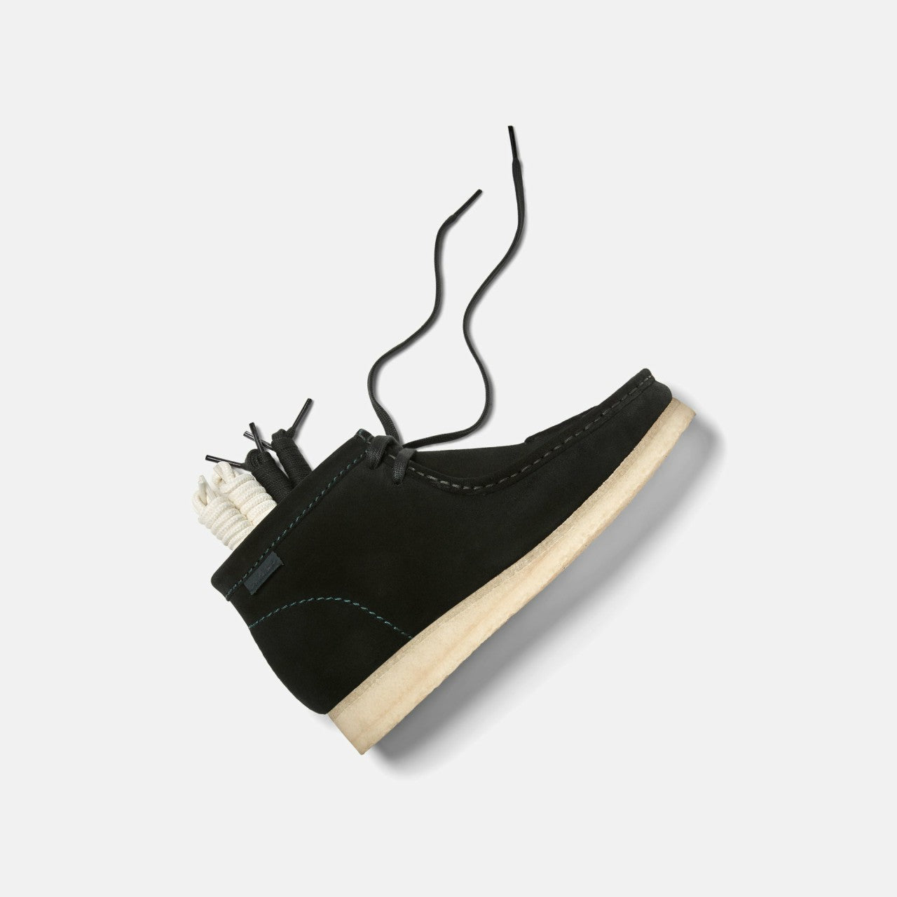 Men|Women Kith Kith & Clarks for New York Mets Wallabee Boot - Dark Green Suede