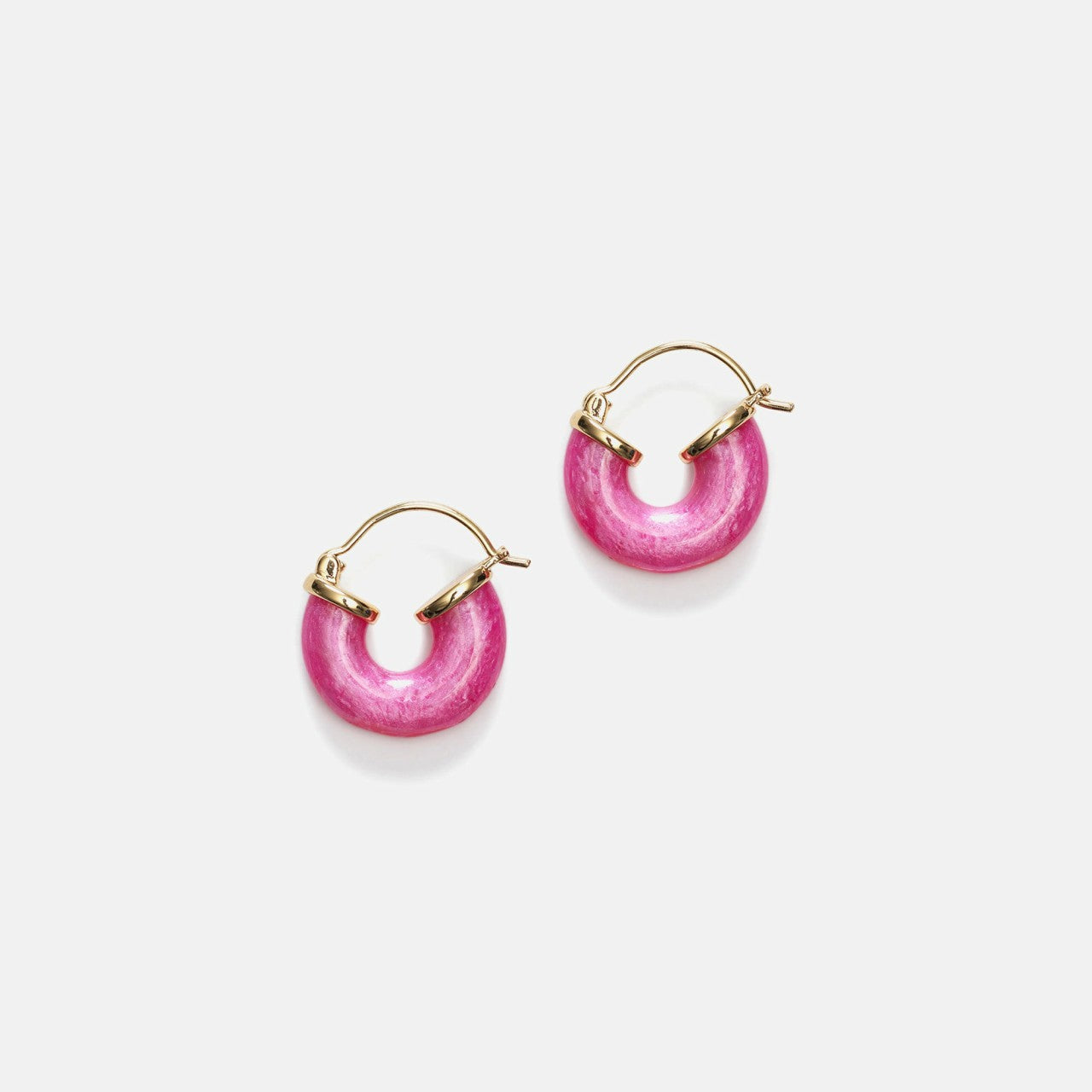 Women Kith Anni Lu Petit Swell Hoop - Pink Lotus