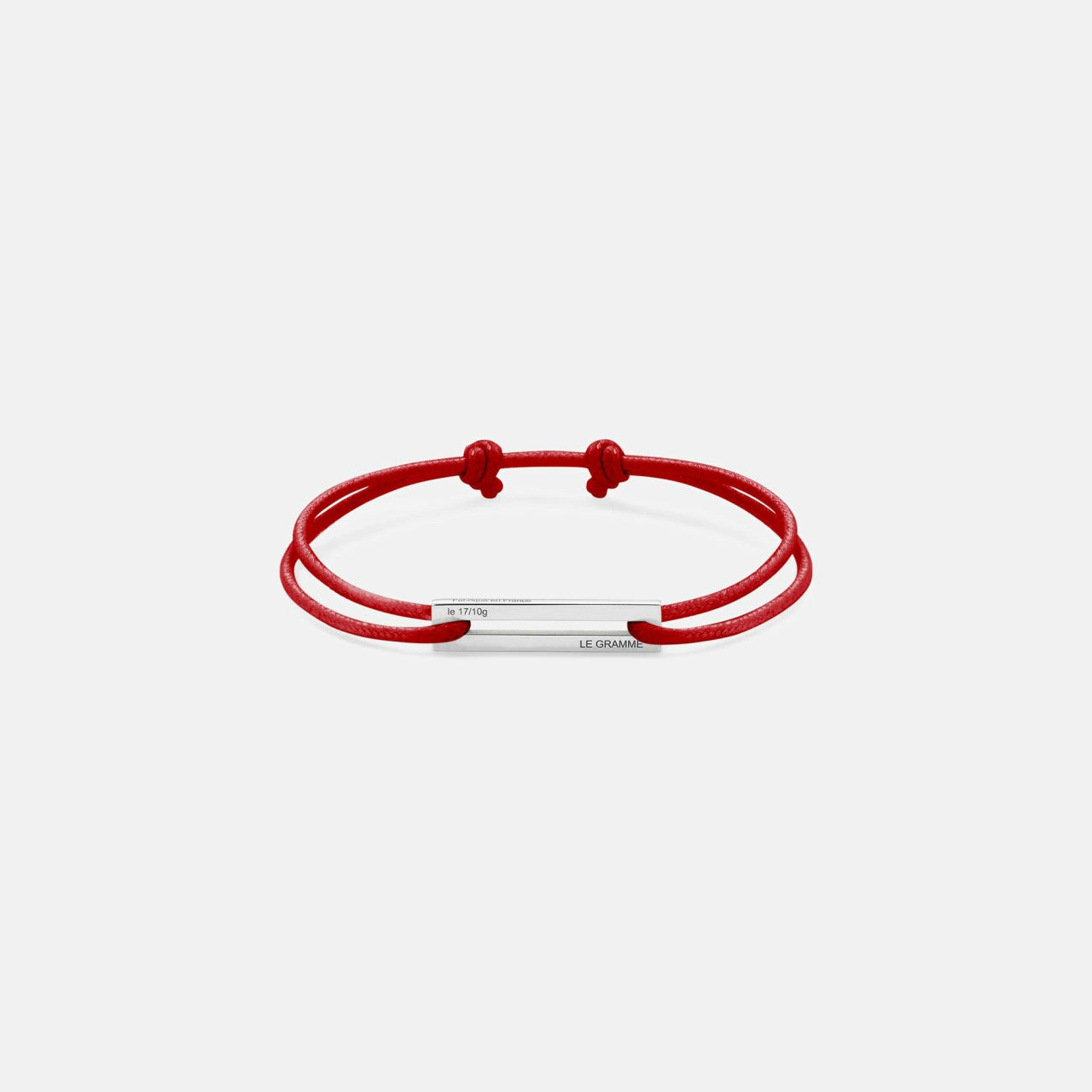 Men|Women Kith Le Gramme 1.7g Cord Bracelet - Red