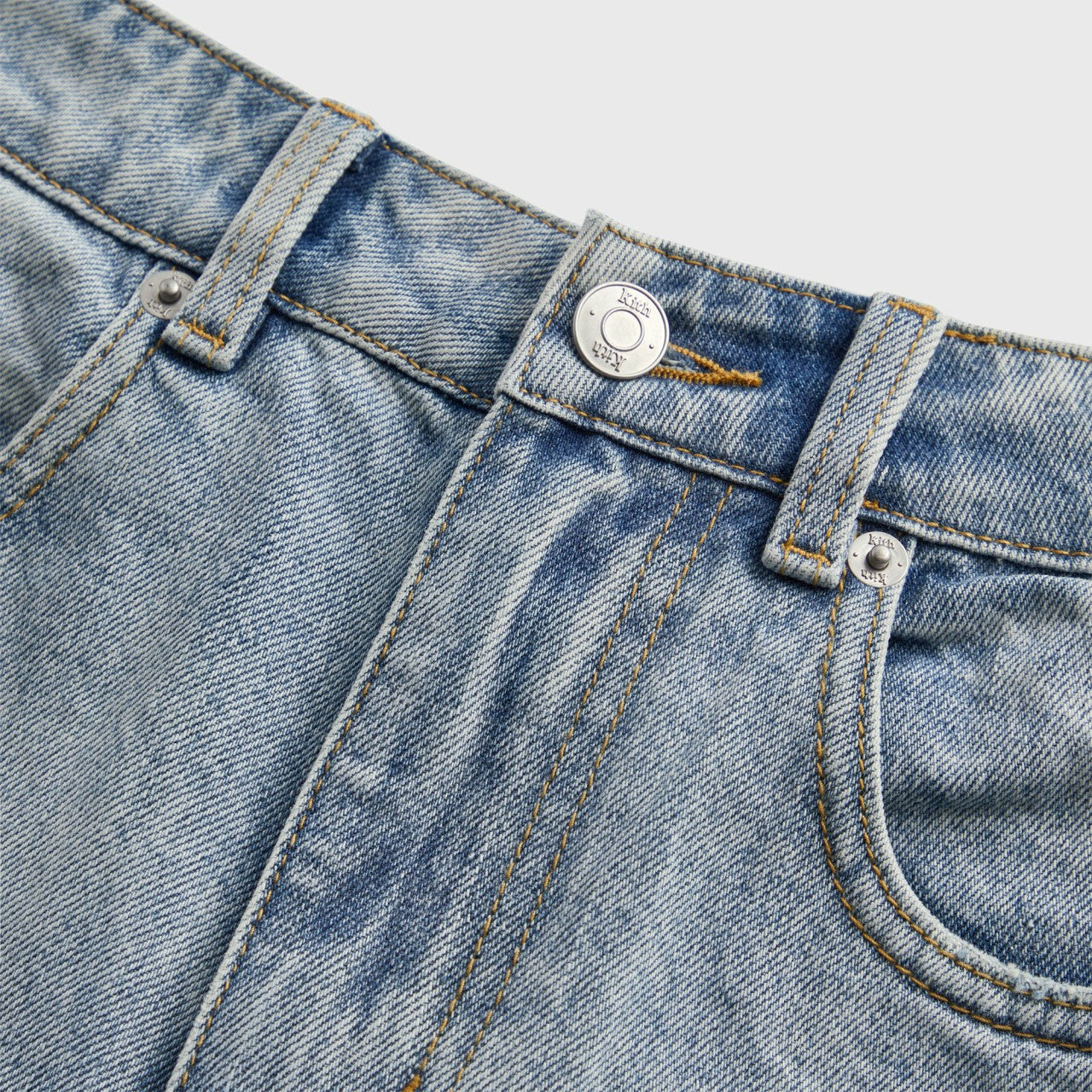 Men Kith Kith Centre Straight Jean - Light Indigo