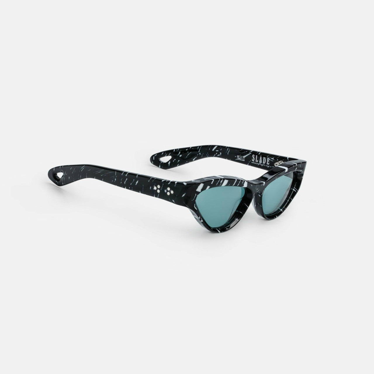 Women Kith Jacques Marie Mage Slade Marble Frame Seagreen Lens Silver Hardware -