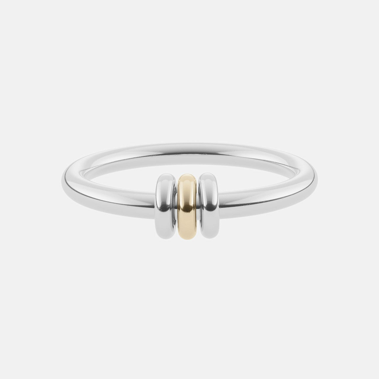 Women Kith Spinelli Kilcollin Sirius SG Core Ring - Silver / Gold
