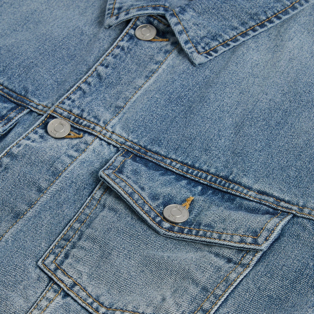 Men Kith Kith Centre Denim Jacket - Dark Indigo