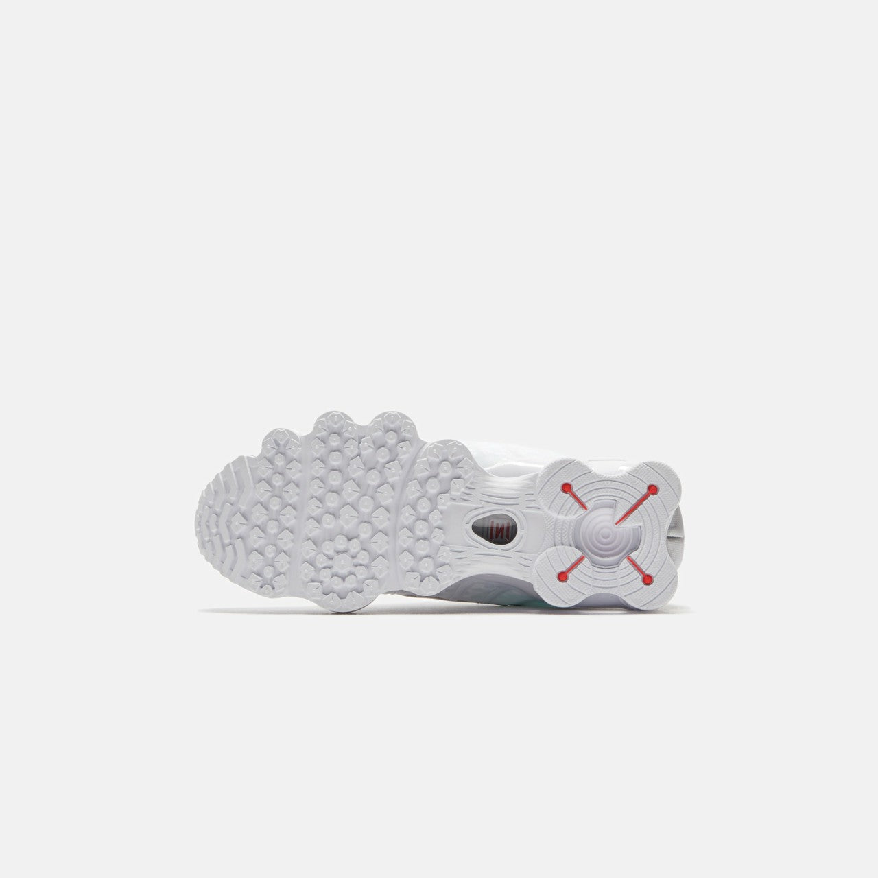 Men|Women Kith Nike WMNS Shox TL - White / Metallic Silver / Max Orange
