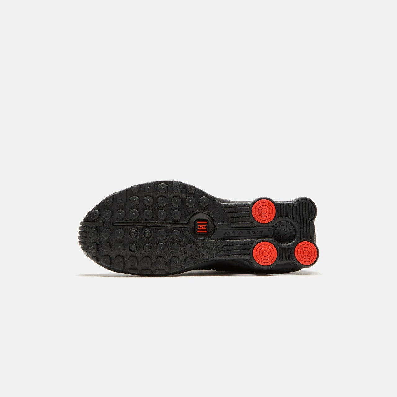 Women Kith Nike WMNS Shox R4 - Black / Black / Max Orange