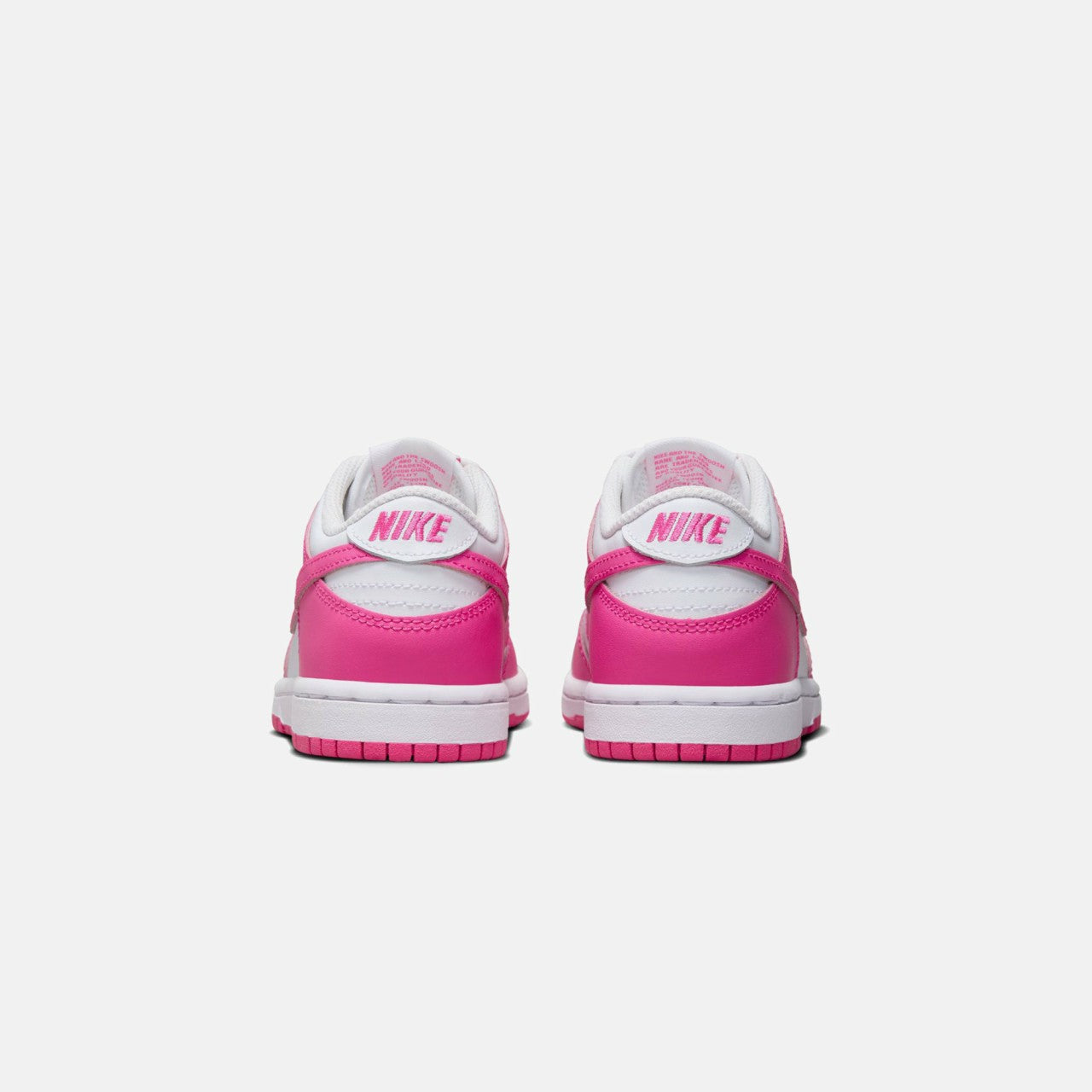 Kids Kith Nike PS Dunk Low - White / Laser Fuchsia