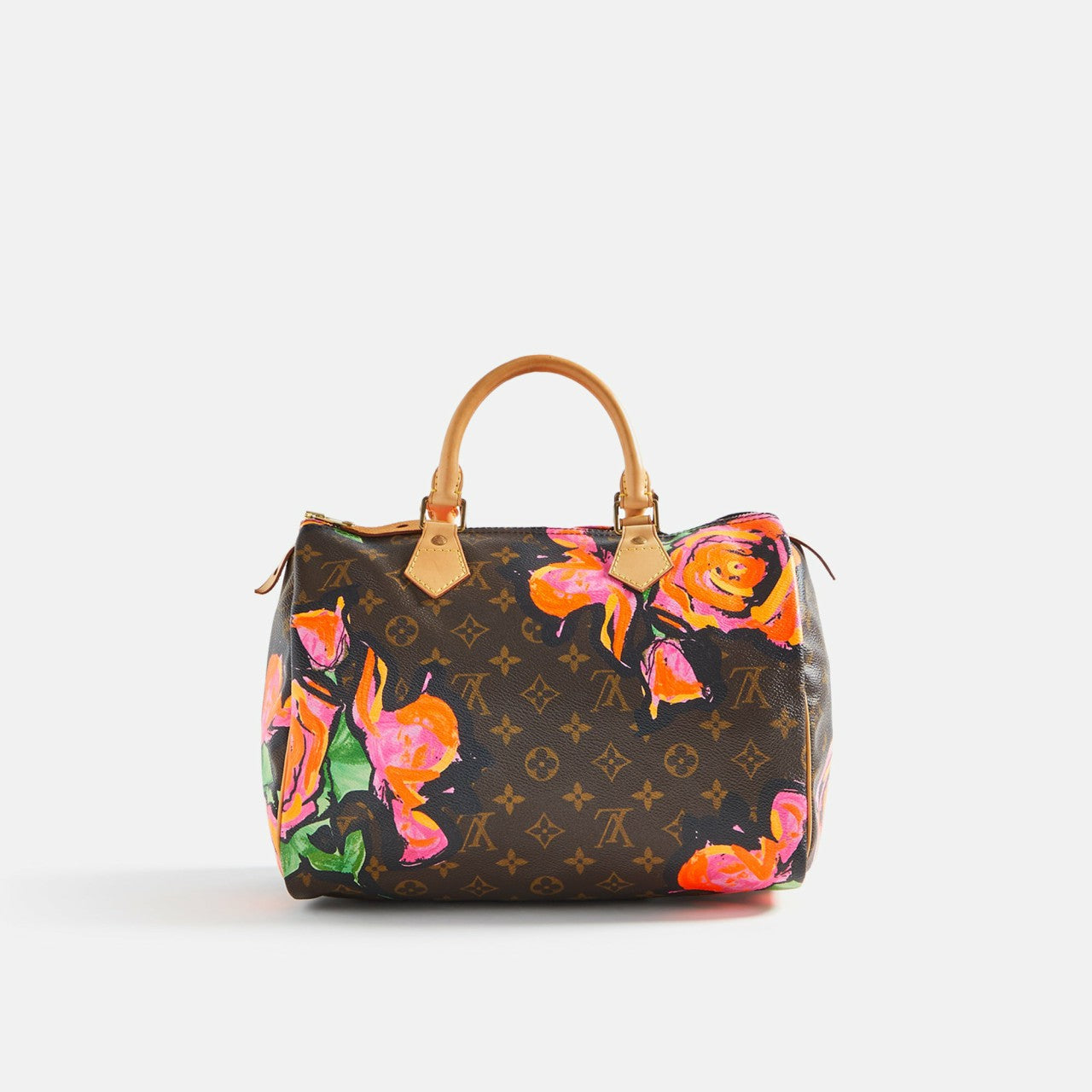 Women Kith WGACA Louis Vuitton Roses Speedy 30 - Brown