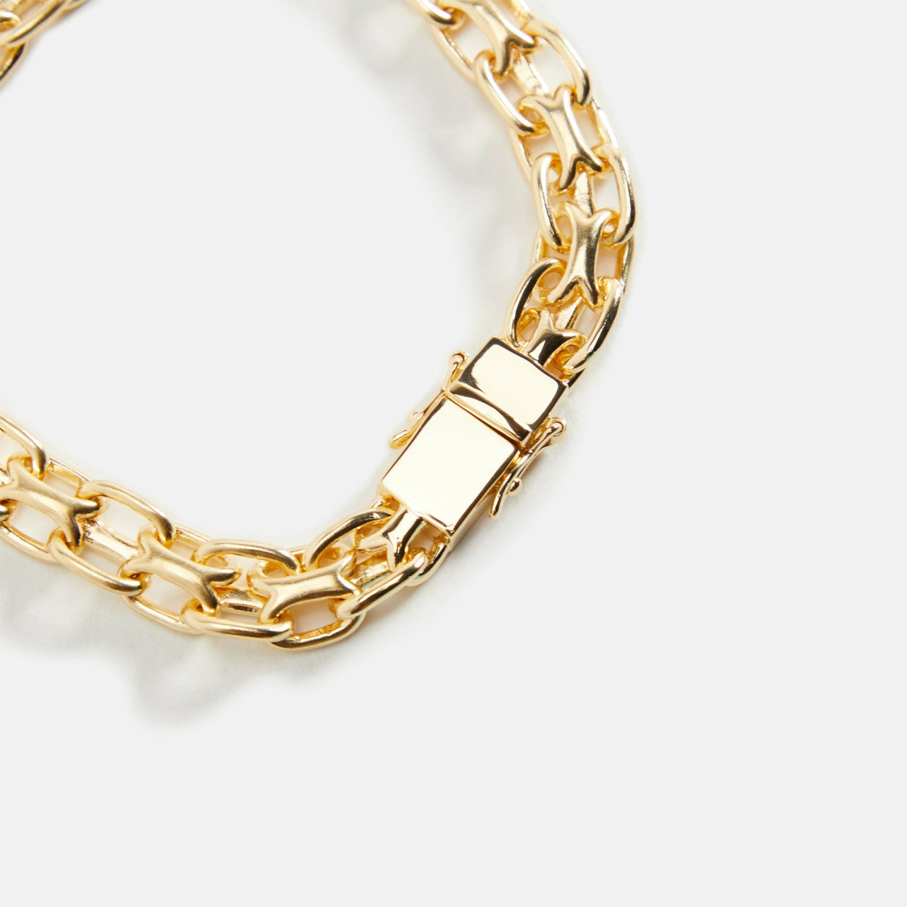 Men Kith Tom Wood Vintage Bracelet 925 Sterling Silver / 9K Gold 7.0 - Gold