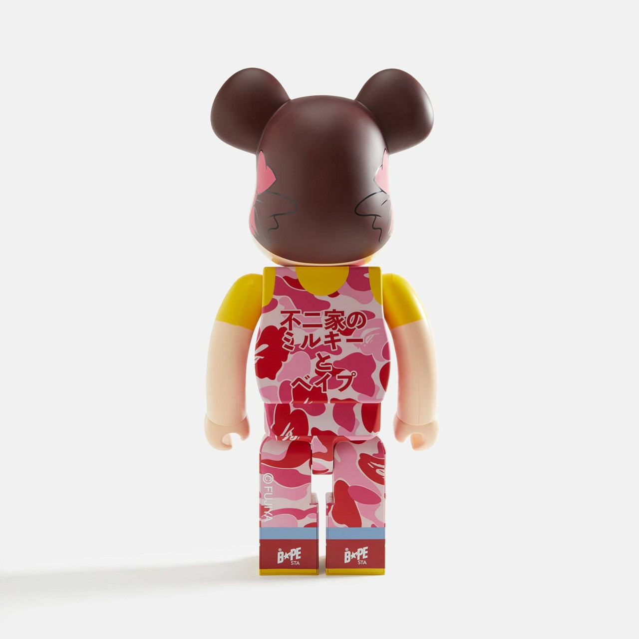 Men|Women Kith Medicom Toy BE@RBRICK BAPE® for Pekochan 1000% - Pink