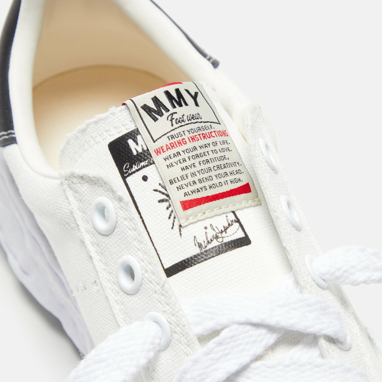 Men Kith Mihara Yasuhiro Charles Canvas Sneakers - White