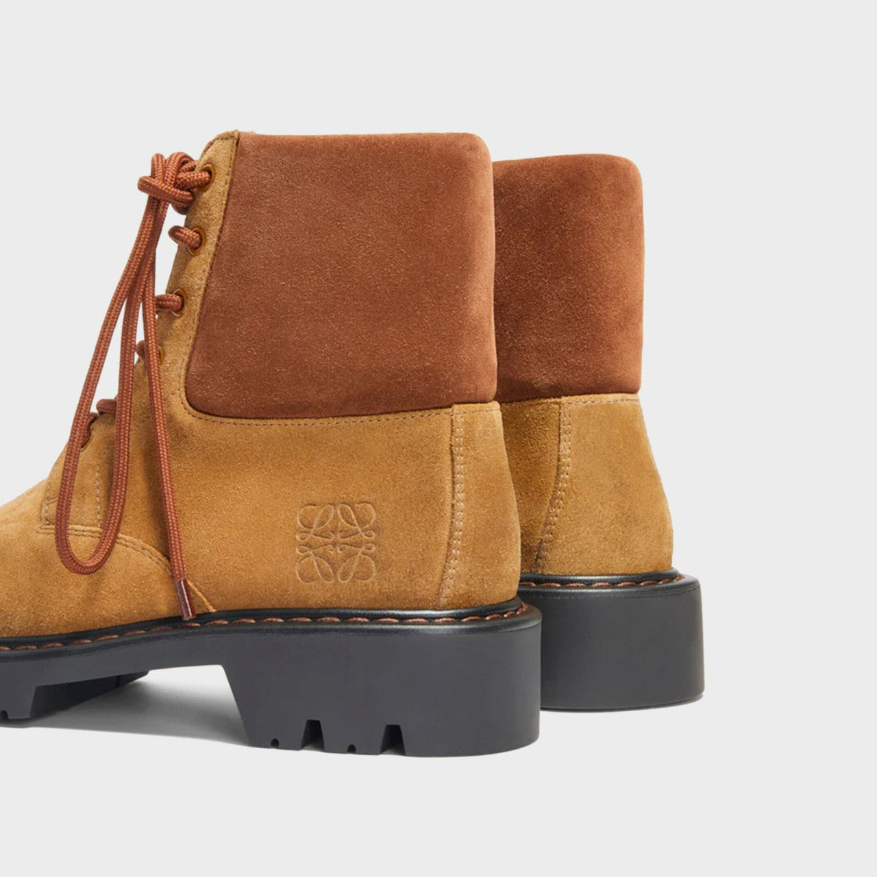 Men Kith Loewe Sierra Ankle Boot - Medium Tabacco / Brown