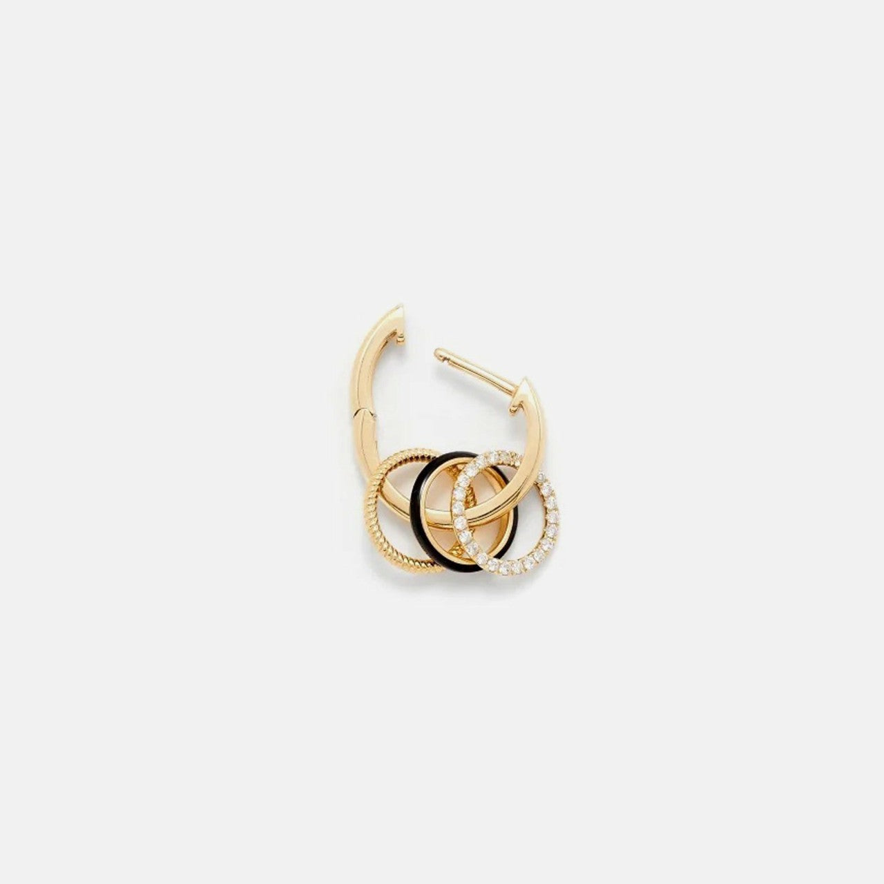 Women Kith Yvonne Leon Double Creole Bouee Couleur PM Earring - Gold