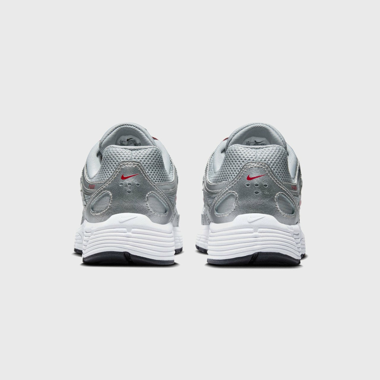 Kids Kith Nike GS P-6000 - Metallic Silver / Gym Red / Flat Silver