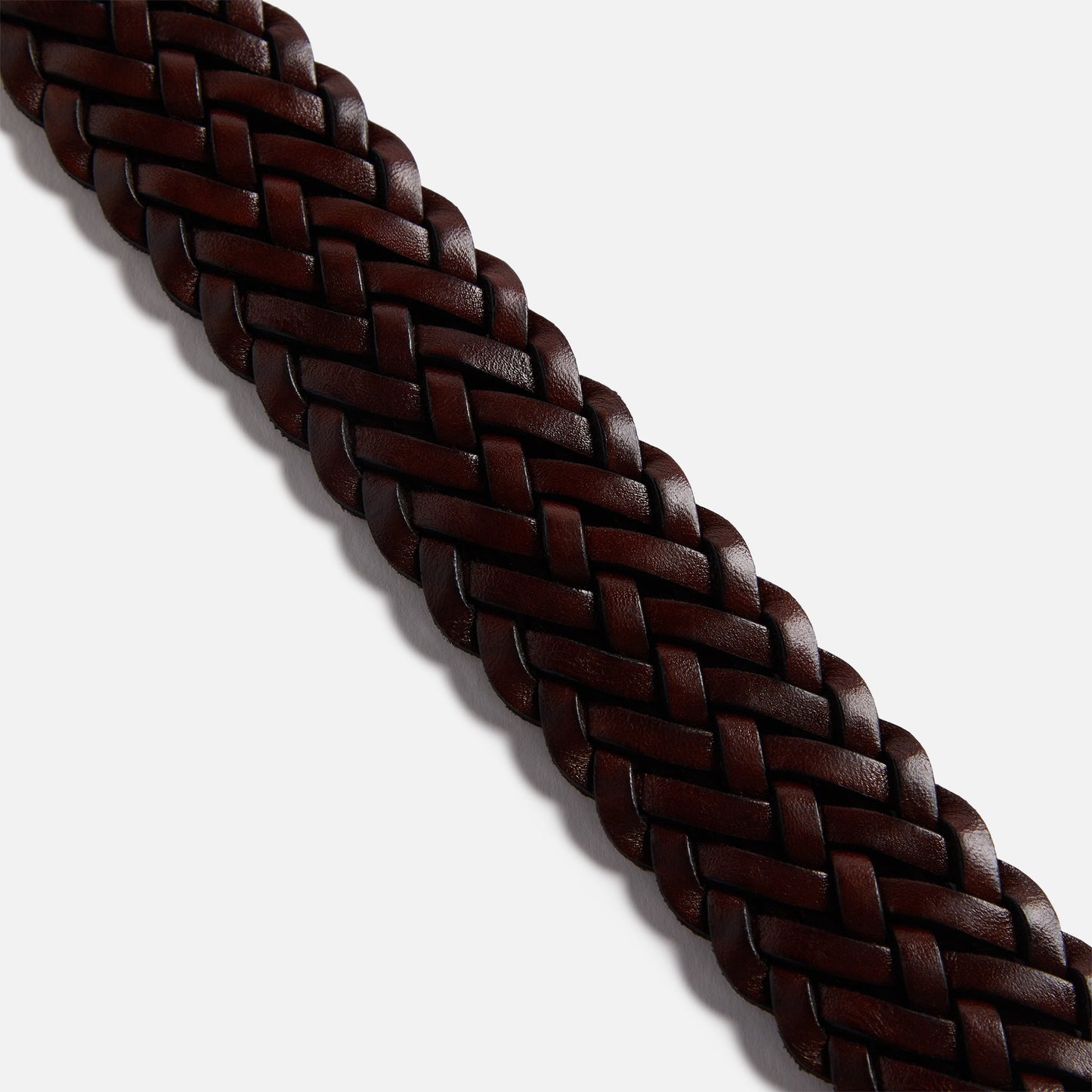 Men Kith Anderson's Woven Leather Belt - Cogna