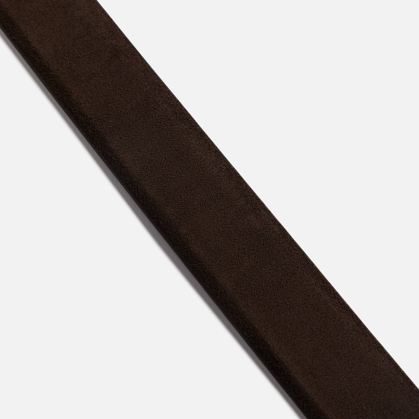 Men Kith Anderson's Suede Semi Formal Belt - Dark Brown