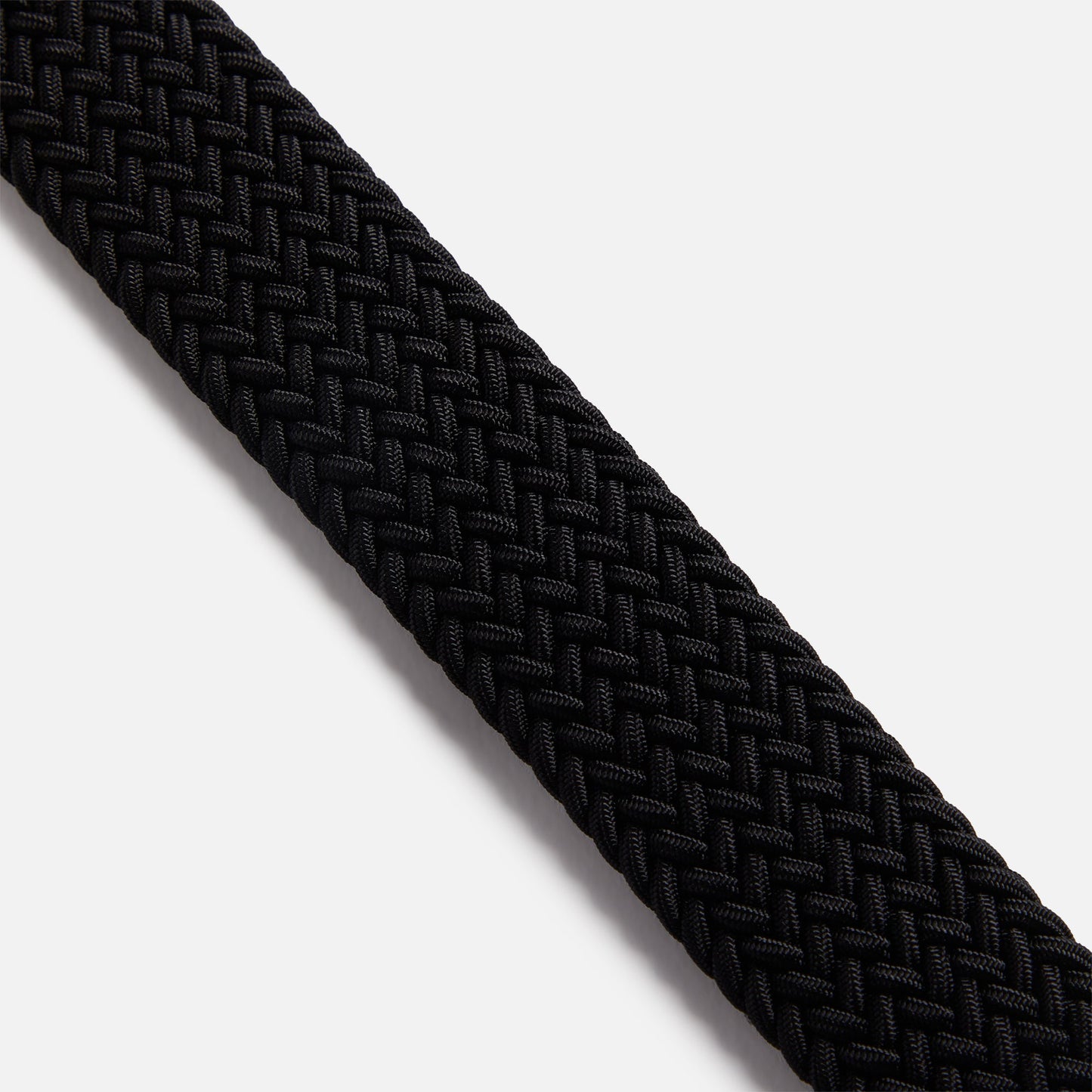 Men Kith Anderson's Classic Stretch Woven Belt - Black