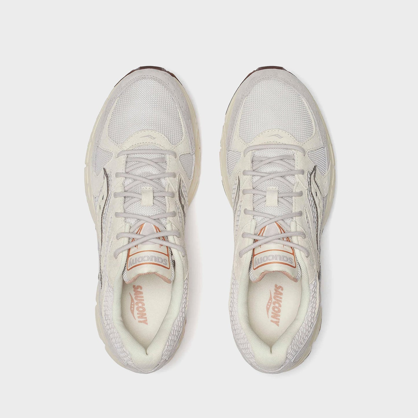 Men Kith Saucony Ride Millennium - Dove / Sand