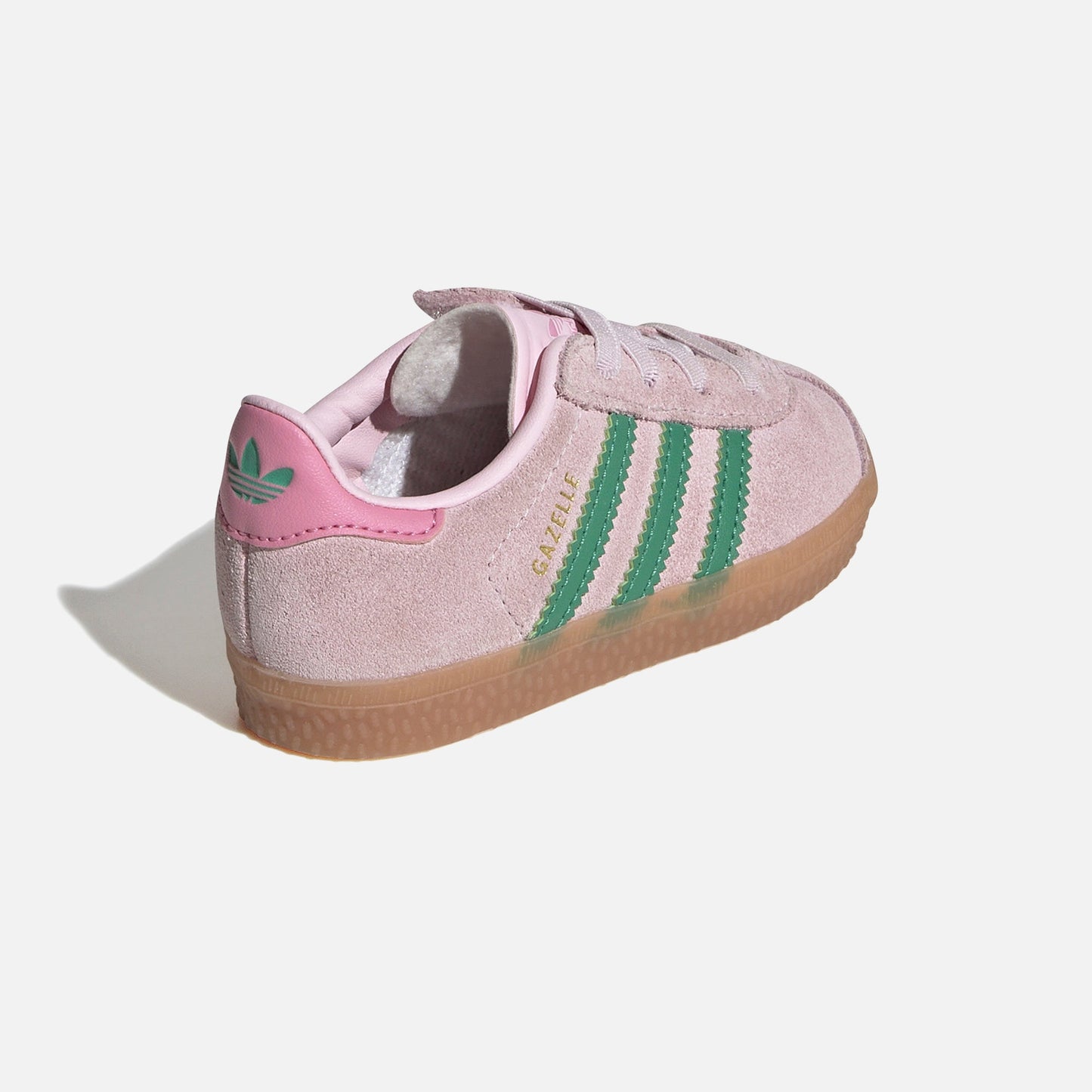 Kids Kith adidas TD Gazelle - Clear Pink / Court Green / Bliss Pink