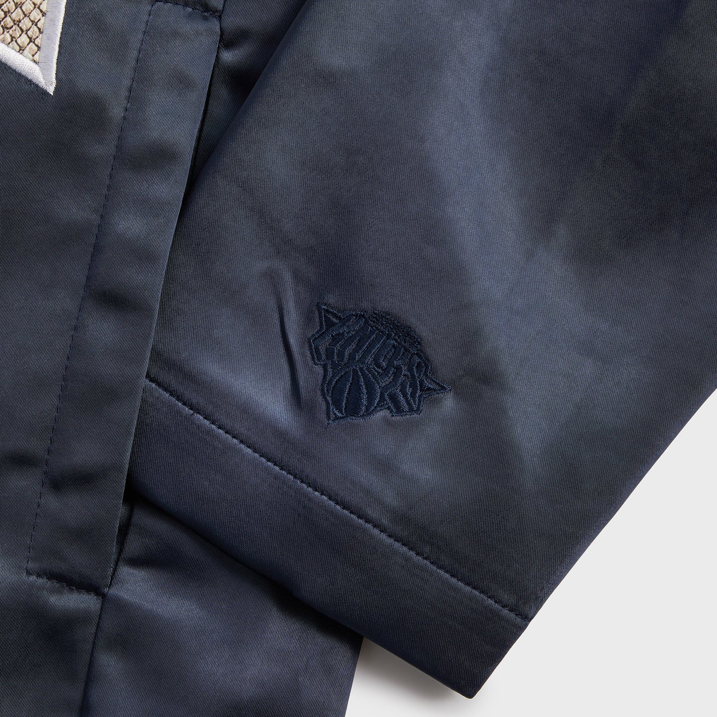 Men Kith Kith for the New York Knicks Snap Front Coaches Jacket - Nocturnal