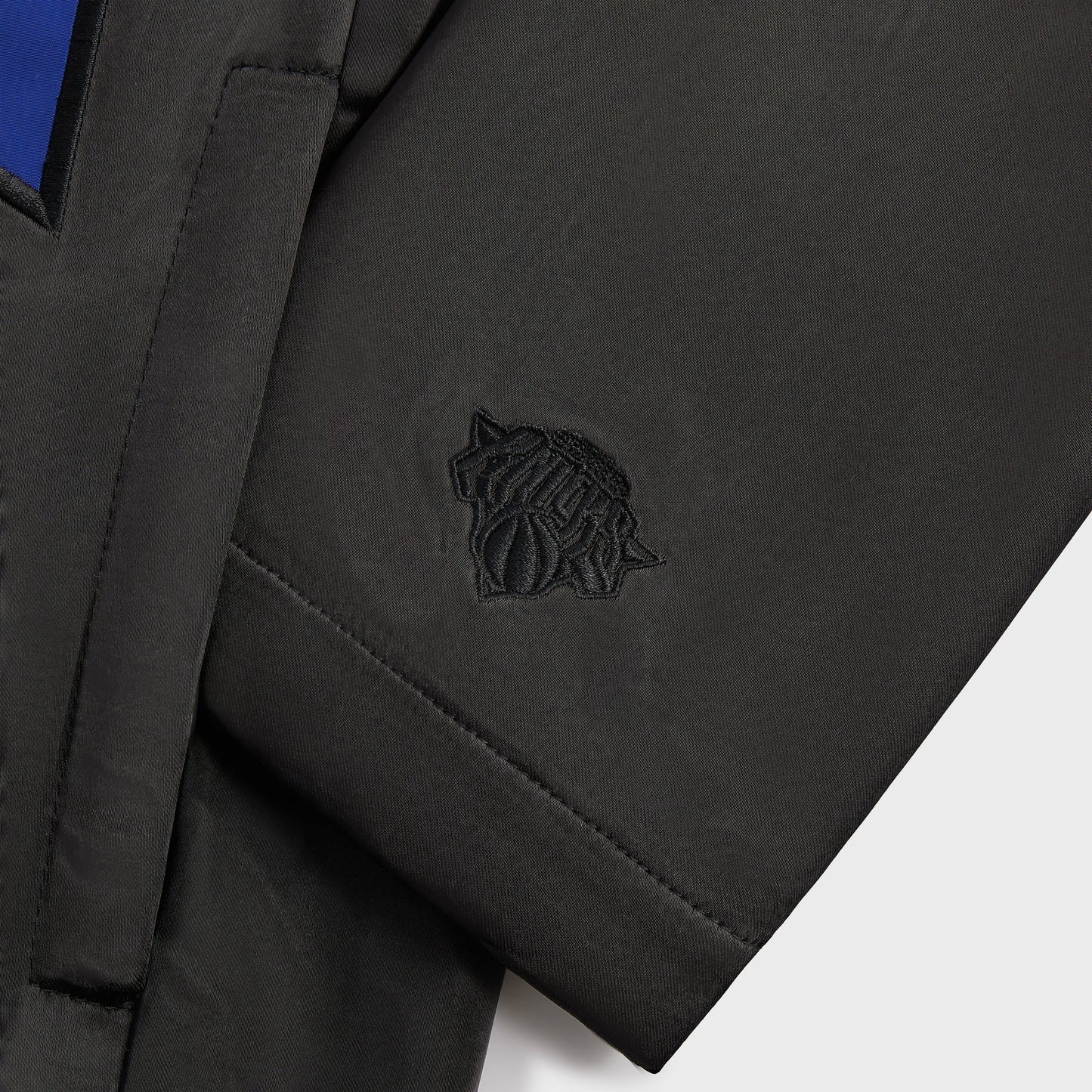 Men Kith Kith for the New York Knicks Snap Front Coaches Jacket - Black