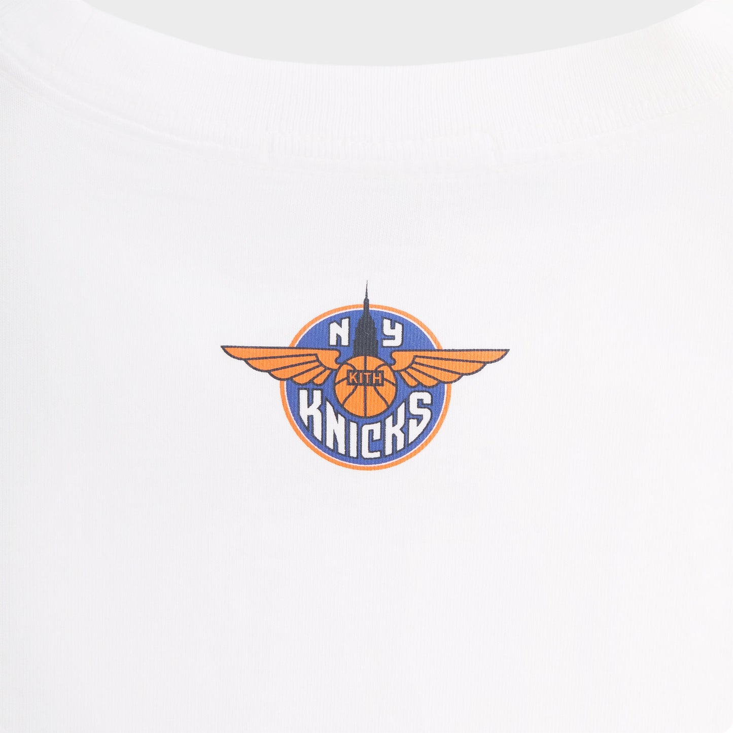 Men Kith Kith for the New York Knicks Wingman Sketch Vintage Tee - White