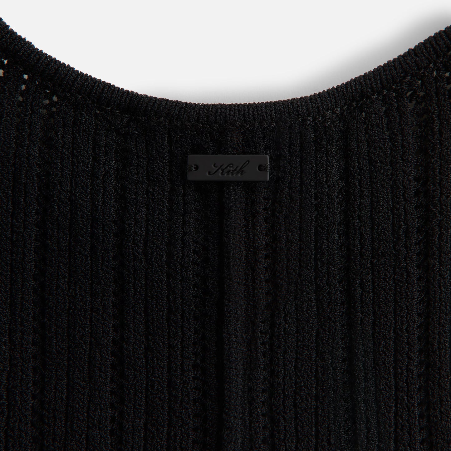 Women Kith Kith Women Camille Pointelle Knit Maxi - Black