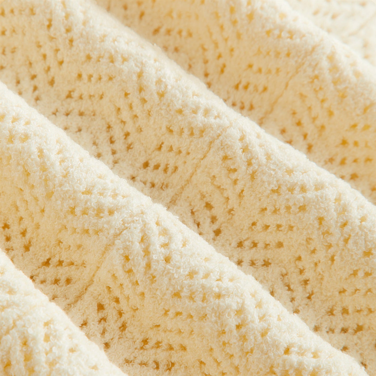 Women Kith Kith Women Camille Chevron Pointelle Knit Maxi - Sandrift