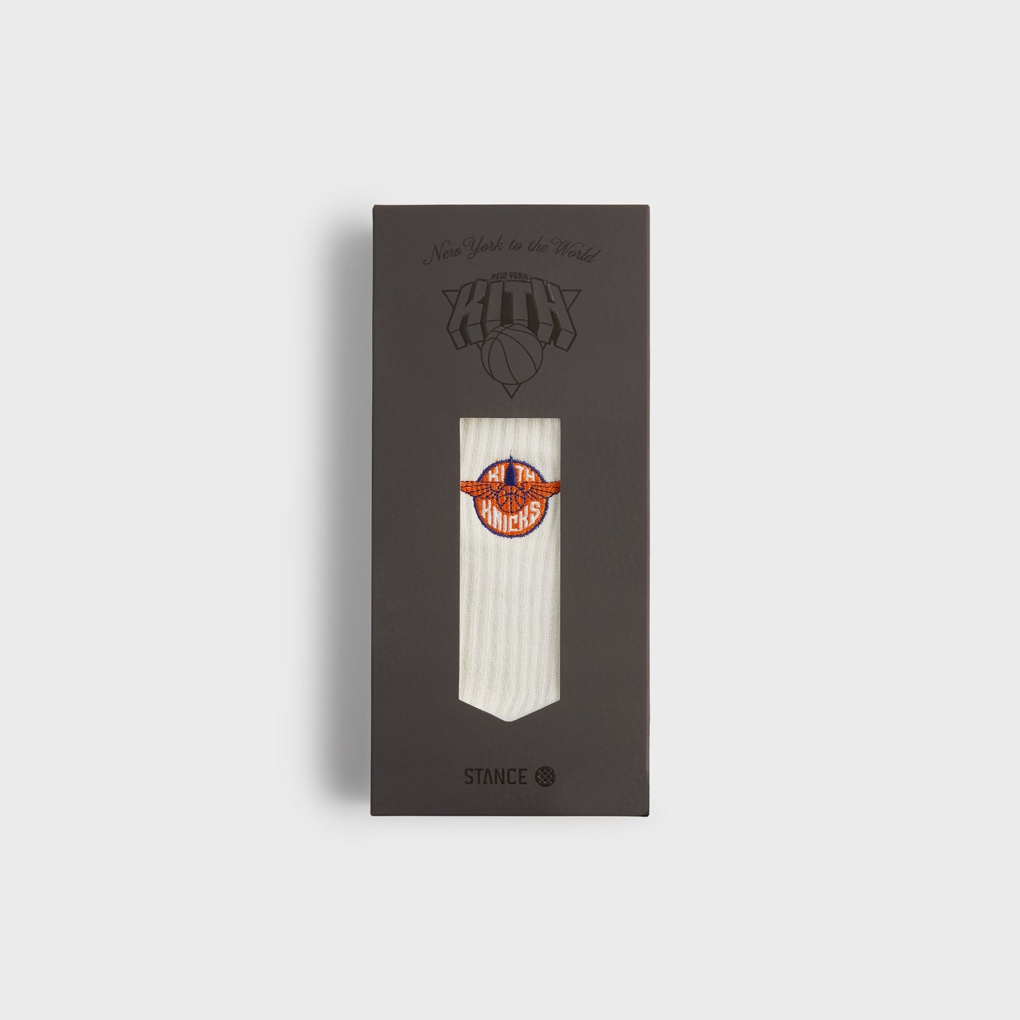 Men Kith Kith & Stance for the New York Knicks Wingman Crew Socks - Silk