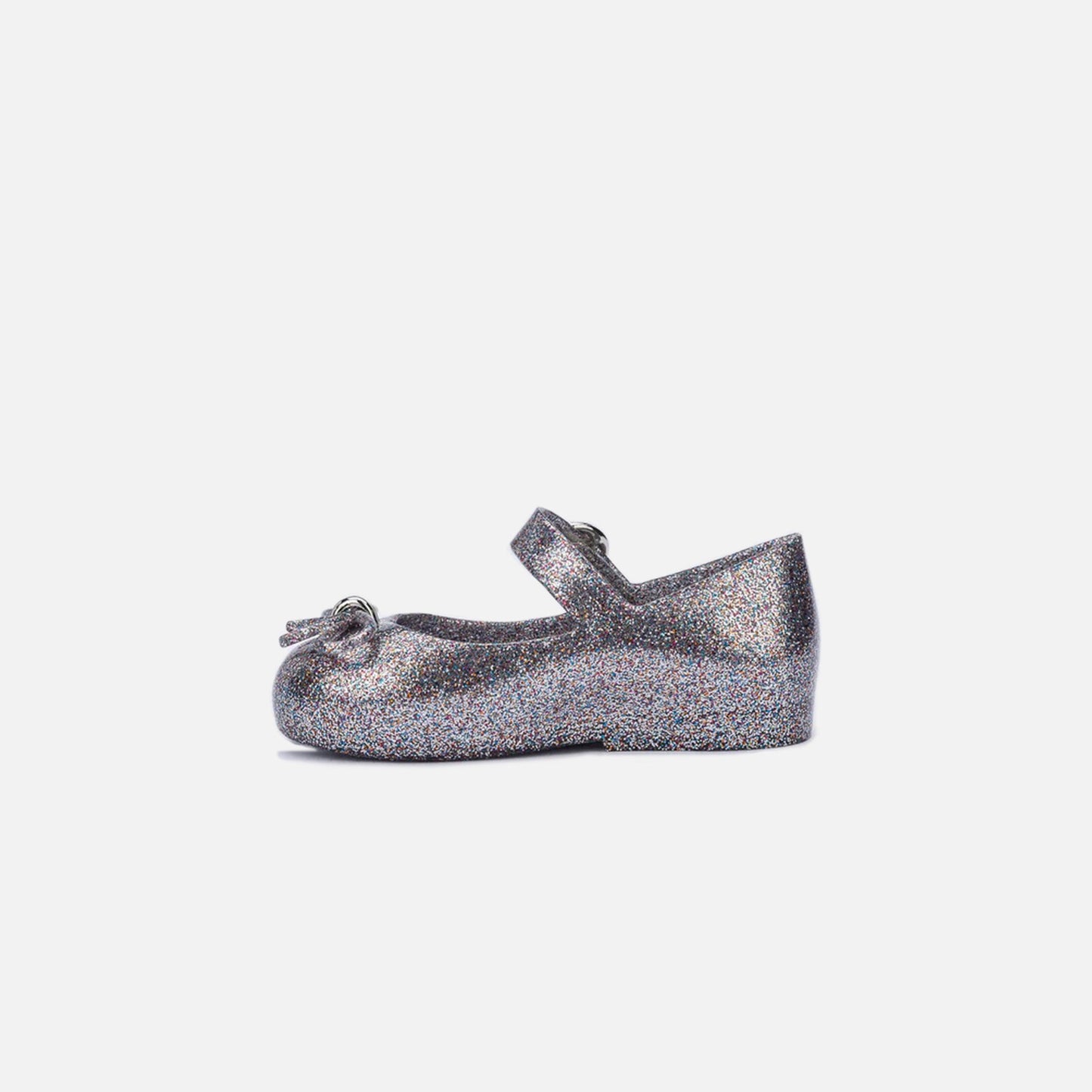 Kids Kith Melissa Mini Sweet Love Flat BB - Silver Glitter