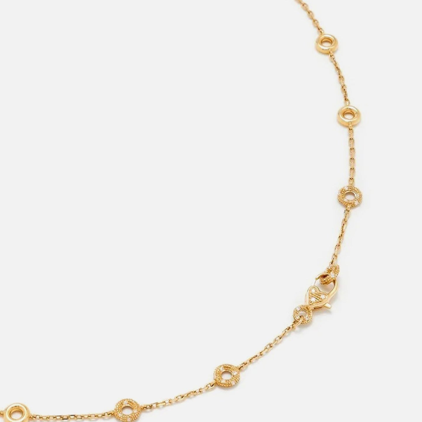 Men|Women Kith Yvonne Leon Mini Donuts Necklace - Gold / Diamonds