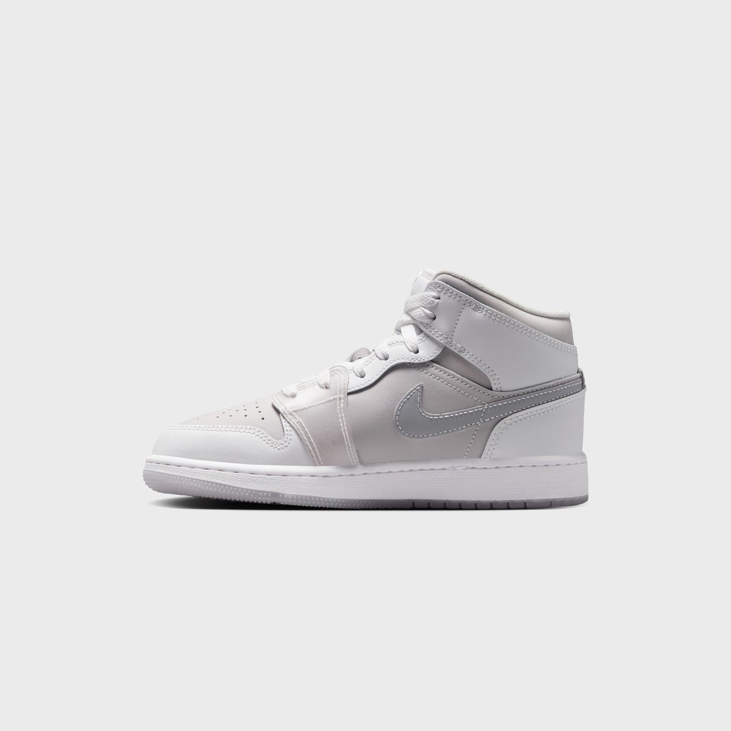 Men|Women|Kids Kith Jordan Air Jordan 1 Mid SE - Summit White / Metallic Silver