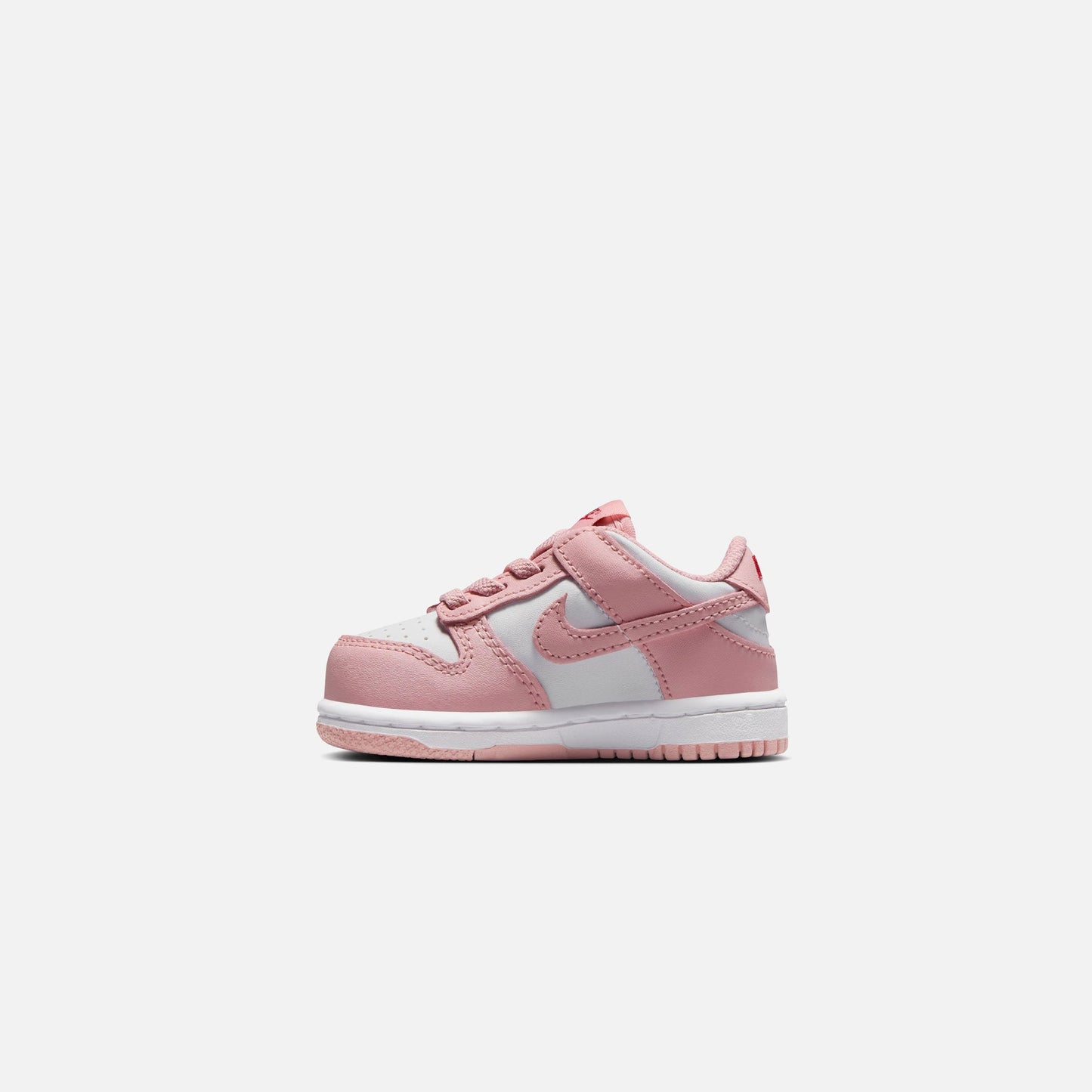 Kids Kith Nike TD Dunk Low - White / Pink Glaze / Pomegranate