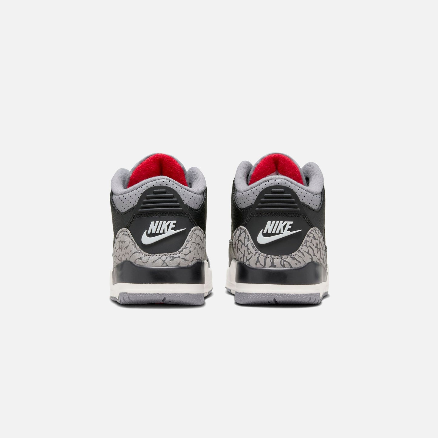 Kids Kith Jordan PS Air Jordan 3 Retro - Black / Fire Red / Cement Grey / Sail