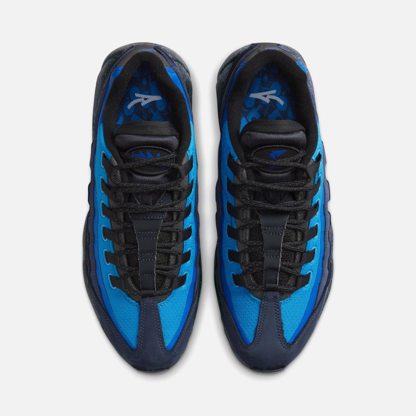Men Kith Nike x Stash Air Max 95 - Obsidian / Black / Harbor Blue