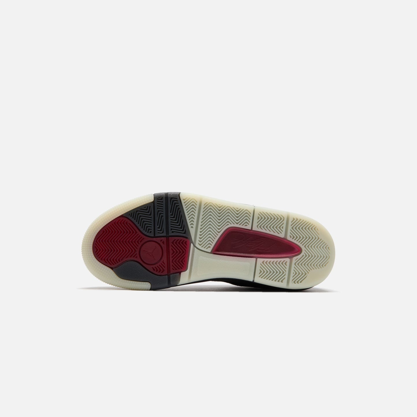 Women Kith Jordan x Who Decides War WMNS Flight Court SP - Black / Varsity Red /