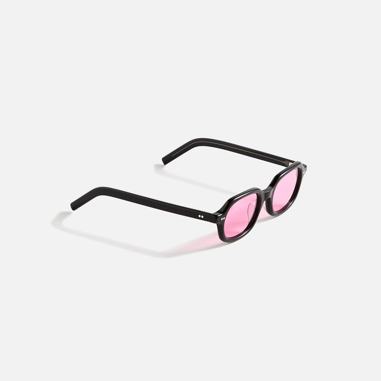 Men Kith AKILA Psyche Sunglasses - Black / Pink