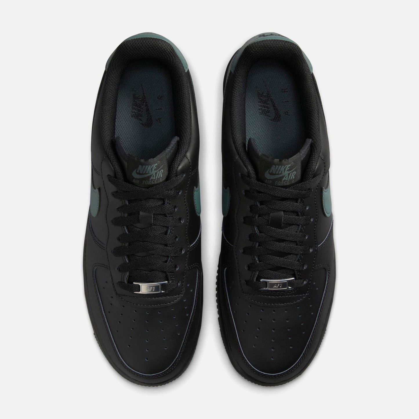 Men Kith Nike Air Force 1 '07 LX - Black / Vintage Green