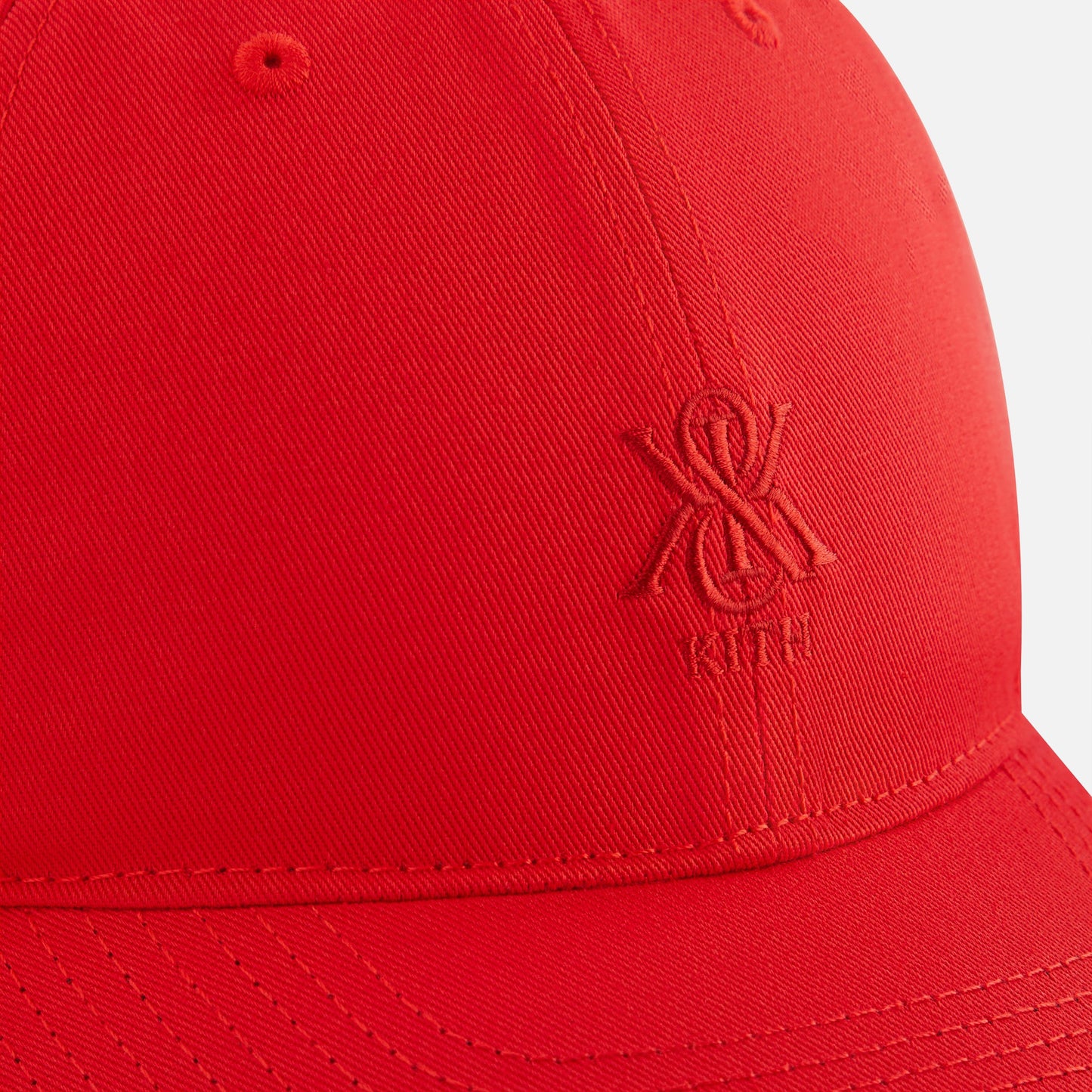 Women Kith Kith Women Crest Embroidered Classic Cap - Cinnabar