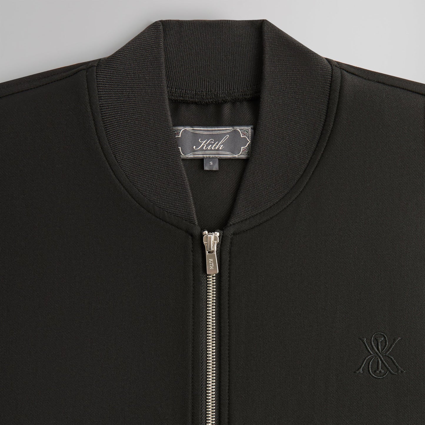 Men Kith Kith Double Weave Avery Bomber Jacket - Black