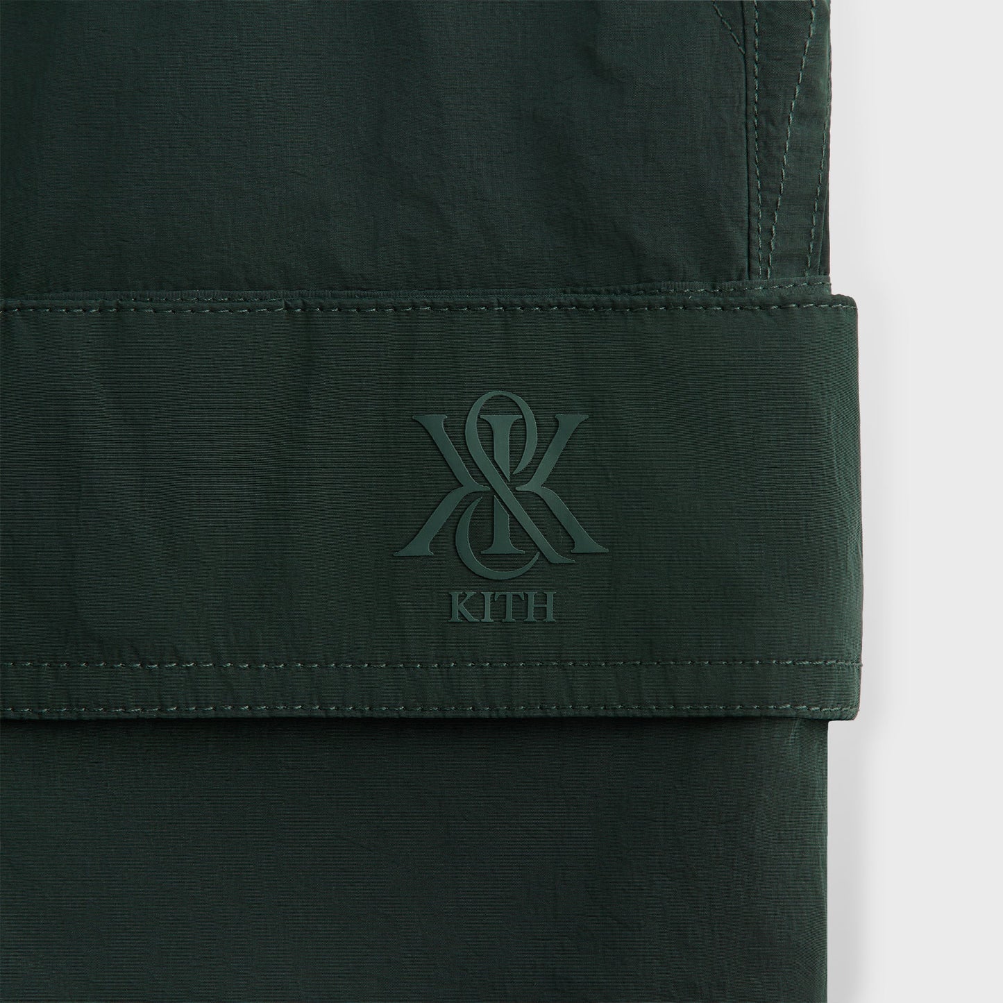 Men Kith Kith Wrinkle Nylon Evan Cargo Short - Stadium