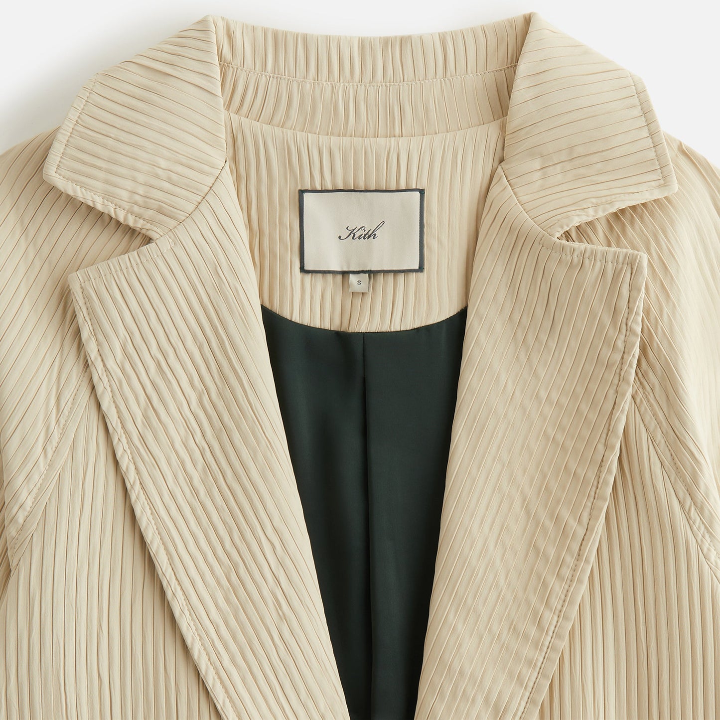 Women Kith Kith Women Rory Pleated Coat - Oxide