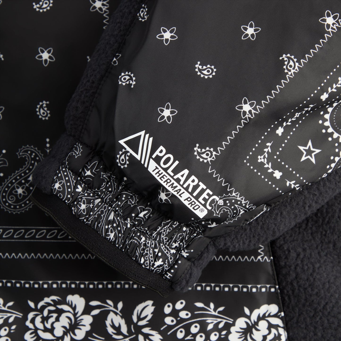 Men Kith Kith Deconstructed Bandana Madison V Jacket - Black
