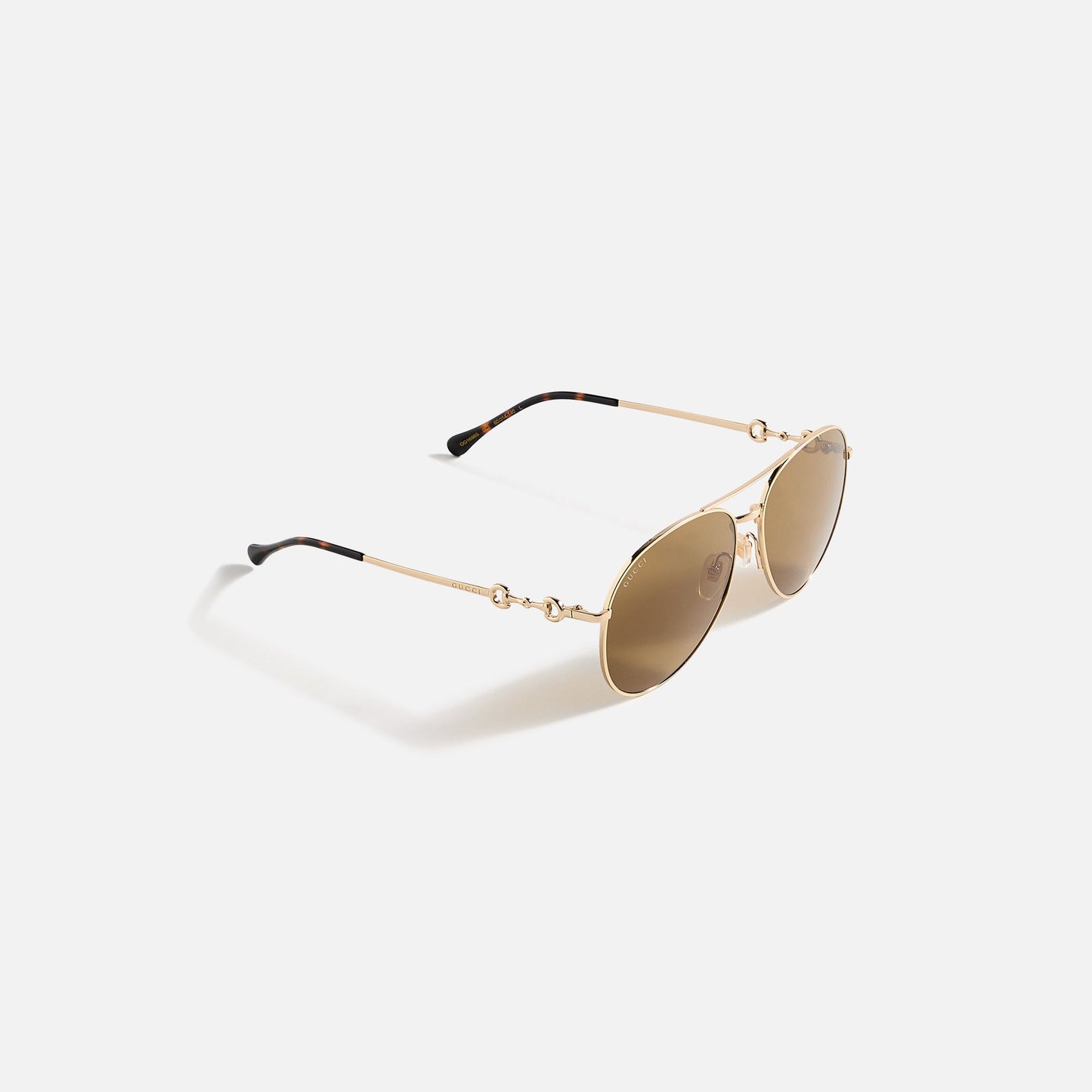 Men Kith Gucci Aviator Sunglasses - Gold