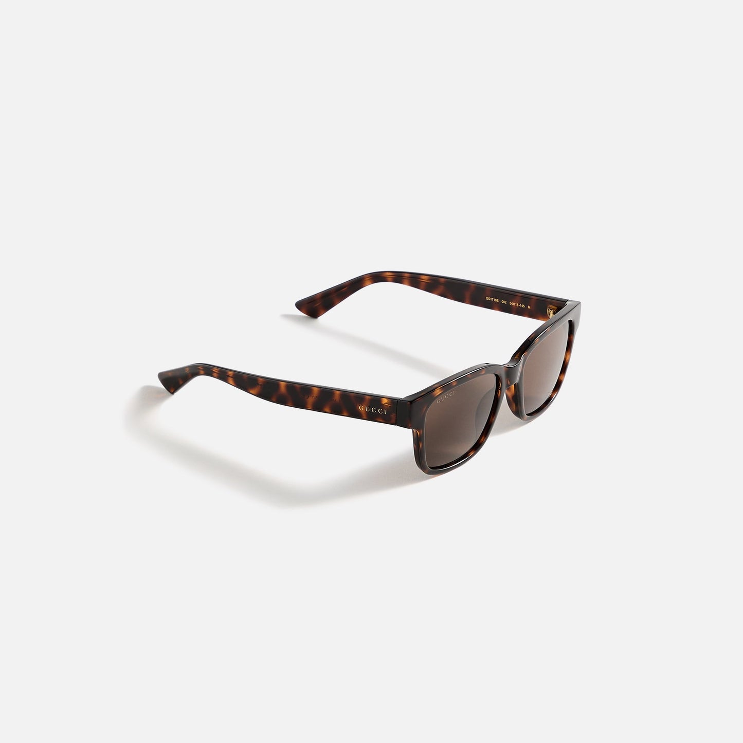 Men Kith Gucci Square Sunglasses - Havana