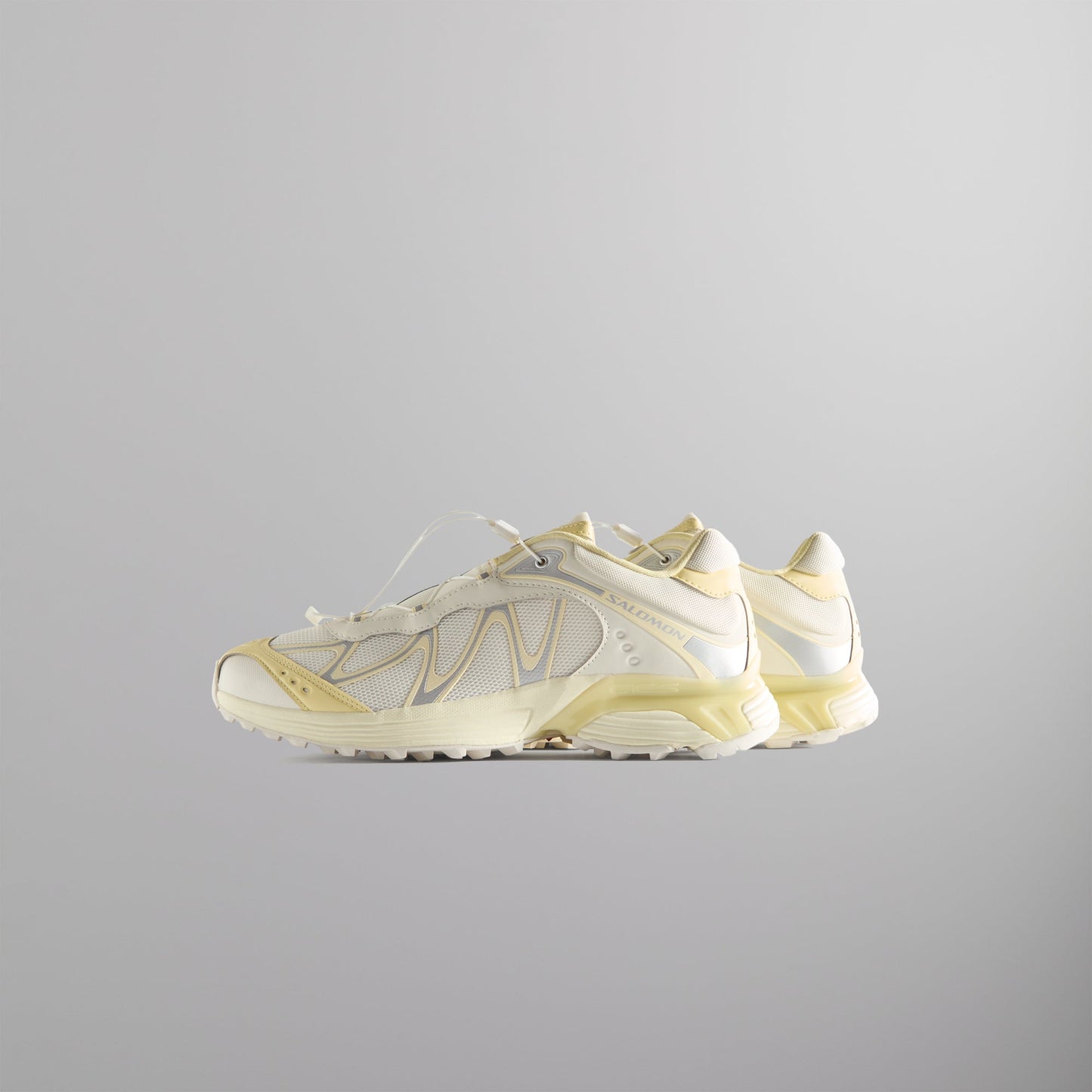 Women|Men Kith Kith for Salomon XT-Whisper - Vanilla / Transparent Yellow / Silver