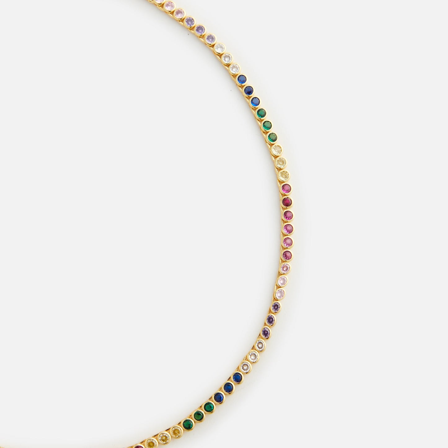 Women Kith Crystal Haze Eternal Necklace - Multi
